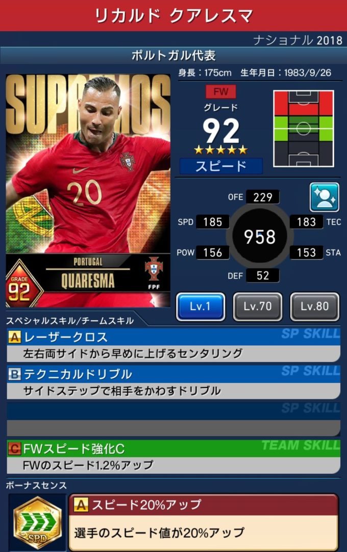 ウイコレ ナショナル18 Nationalシリーズsupremos登場 Pepe Blog
