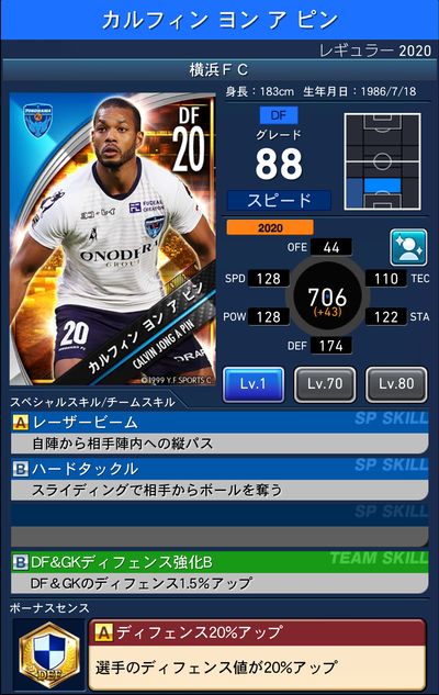 Jクラ 横浜fcレギュラー 選手カード一覧 Pepe Blog