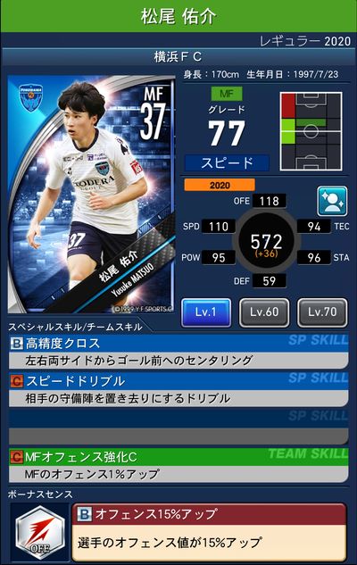 Jクラ 横浜fcレギュラー 選手カード一覧 Pepe Blog