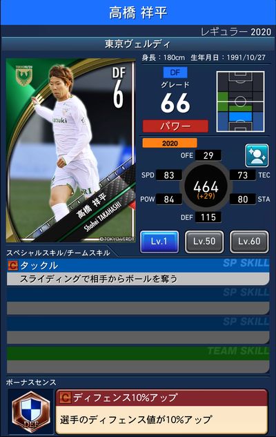 Jクラ 東京ヴェルディレギュラー 選手カード一覧 Pepe Blog