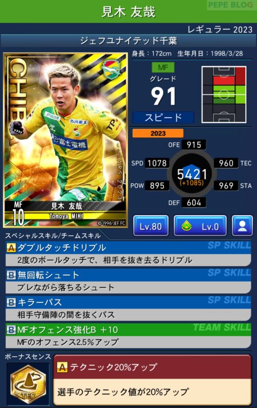 Jクラ】ジェフユナイテッド千葉 レギュラー2023選手カード一覧 PEPE BLOG