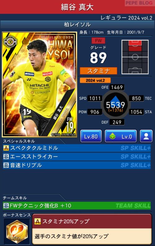Jクラ】柏レイソル レギュラー2024 vol.2選手カード一覧 - PEPE BLOG