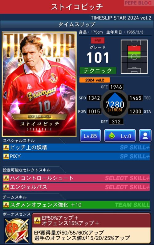 10シリ 2024Topps Jリーグフラッグシップ ストイチコフ サインカード 